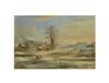 ROBERT S. DUNCANSON (1821 - 1872) Winter Landscape.